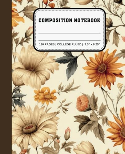 Daisy Composition Notebook cover