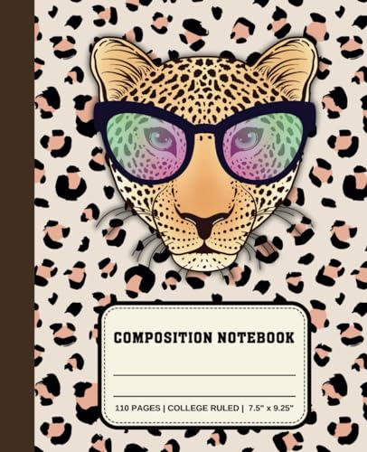 Leopard Composition Notebook cover