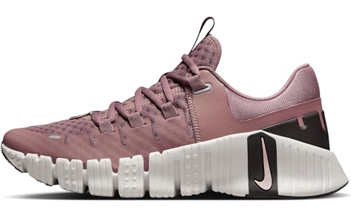 Nike Women's W Free Metcon 5 Training Shoes, Smokey Mauve Platinum Violet Light Bone, 10 Women