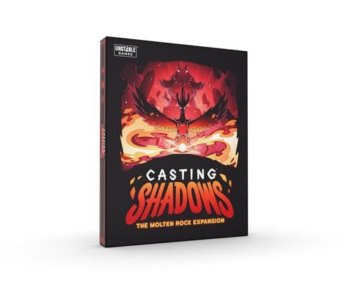 Unstable Games - Casting Shadows: Molten Rock Expansion - Designed to be Added to Your Casting Shadows Base Game - Great for Family Game Night