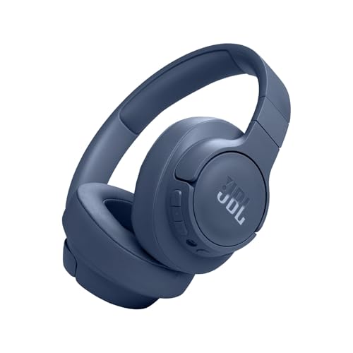 JBL Tune 770NC - Adaptive Noise Cancelling with Smart Ambient Wireless Over-Ear Headphones, Bluetooth 5.3, Up to 70H Battery Life with Speed Charge, Lightweight, Comfortable & Foldable Design (Blue)
