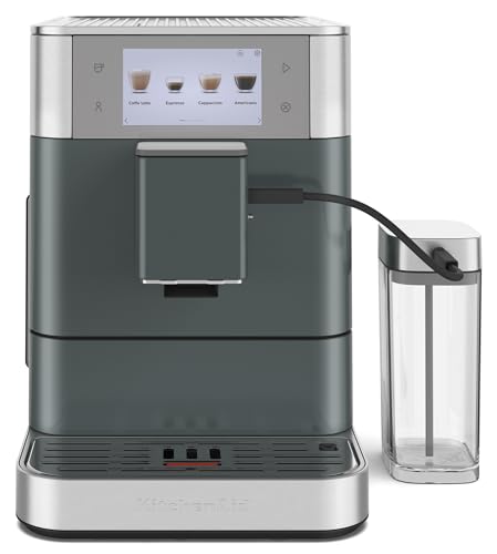 KitchenAid Fully Automatic Espresso Machine KF8 with Milk Attachment & Plant Based Milk Options, KES8558JP, Juniper