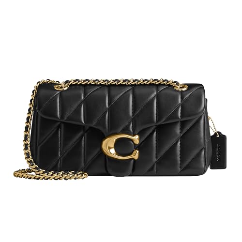 Coach Quilted Tabby Shoulder Bag 26 with Chain, B4/Black