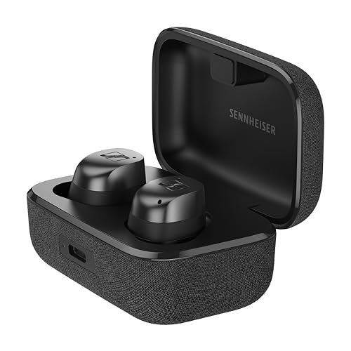 Sennheiser MOMENTUM True Wireless 4 Earbuds,TrueResponse Drivers, Lossless Audio, Auracast, Adaptive ANC, Anti‐Wind+Transparency Modes, 30 Hrs Battery