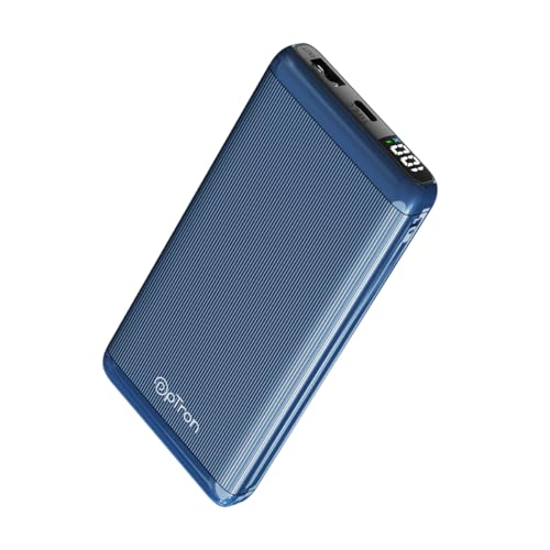 pTron Newly Launched Dynamo Nergy 10000mAh 22.5W Fast Charging Power Bank, Supports VOOC/Wrap/Dash USB Charging, 20W PD Fast Charging, 3 Outputs, 1 