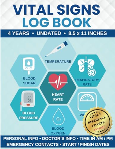 Vital Signs Log Book cover