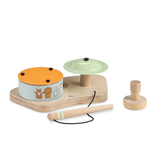 (-31%) hauck Play Tray Spiel Play Drums S - für Hochstuhl Alpha+, Beta+ & Arketa - Musikinstrumente