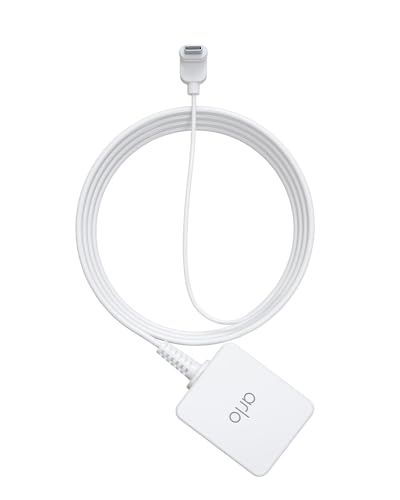 🔥 STARKER PREIS (-40%) Arlo Zertifiziertes Zubehör, Ladekabel, 7.6m, Witterungsbeständig, Nur Kompatibel Mit Arlo Essential 2 (+XL) Generation 2 Überwachungskamera Aussen WLAN, Weiß
