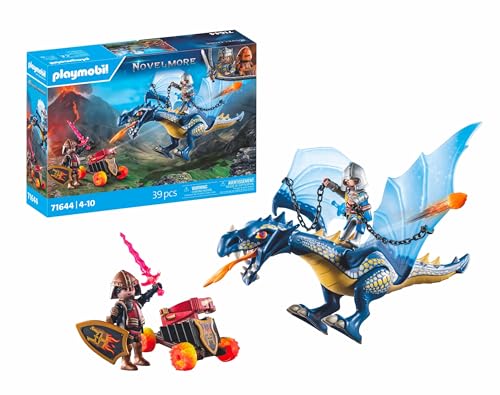 (-33%) PLAYMOBIL Novelmore 71644 Drache im Gefecht, inklusive eines beweglichen Drachens, Zwei Rittern und Zubehör für epische Abenteuer, actionreiches Spielzeug für Kinder ab 4 Jahren