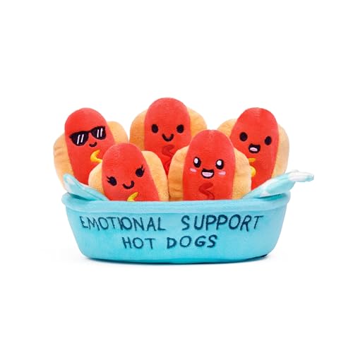 WHAT DO YOU MEME? Emotional Support Hot Dogs – Emotional Support Plushies, Cute Stuff & Funny Gifts by Relatable
