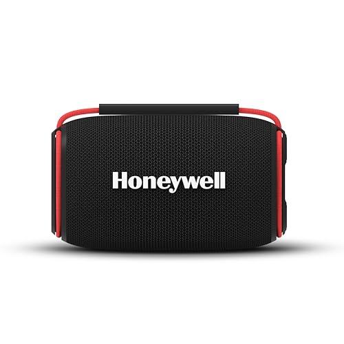 Honeywell Suono P400 Bluetooth 5.3 Wireless Portable Speaker, 15W Output, Deep Bass, 10H Playtime, IPX6, TWS Pairing, RGB Lights, SD/AUX/Type-C Suppor