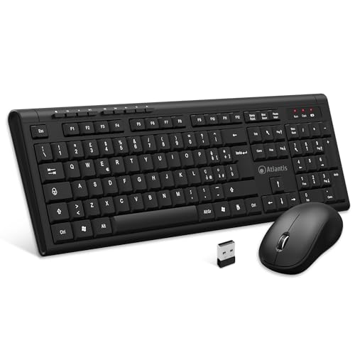 🔥 SELTEN SO GÜNSTIG (-49%) Atlantis P013-AX280G+M Kit Wireless + Ottico Wireless 3 PULSANTI RICEVITORE USB Nano Size Schwarz Marke