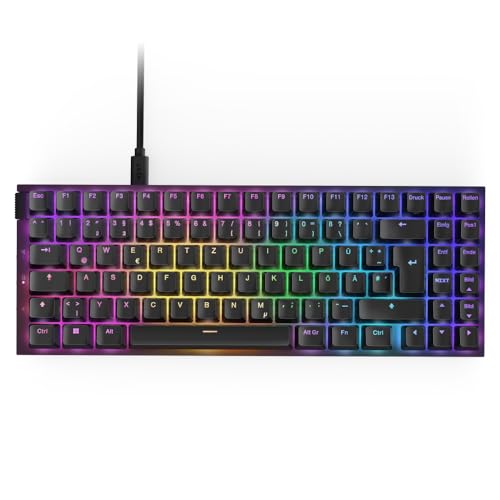 (-46%) NZXT Function 2 MiniTKL - 2024 Optische Tenkeyless Gamingtastatur | RGB beleuchtet | 8K-Abfragerate | Lineare Opt. Switches | Einstellbare Auslösung | Hot-Swap | Gaming Keyboard | Schwarz DE (QWERTZ)