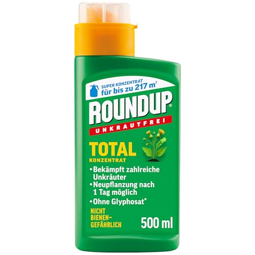 (-25%) Roundup Unkrautfrei Total Konzentrat 500 ml Herbizid für Ziergärten