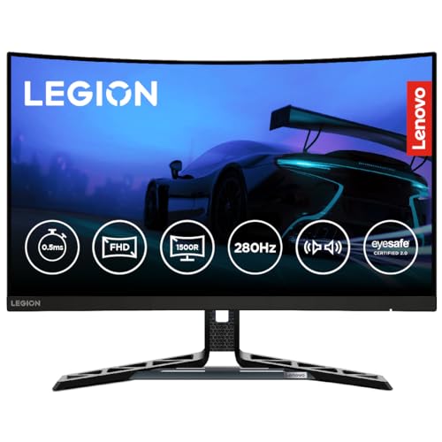 Lenovo Legion R27fc-30, 27 Inch (68.58cm), FHD 1920x1080, 240Hz, Black, 0.5ms, AMD FreeSync, NVIDIA G-Sync, 99% sRGB, Speaker, 2xHDMI, 1xDP, Tilt,