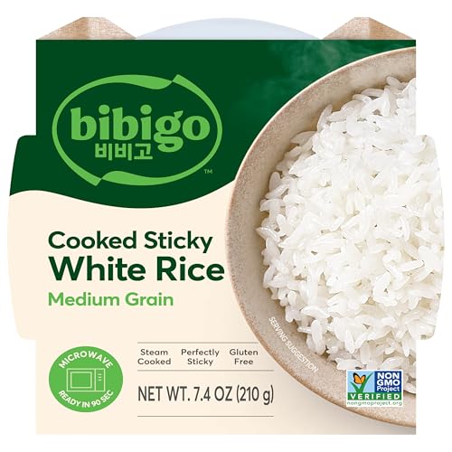 Bibigo Korean Sticky White Ric...ans Fat,7.4 Ounce (Pack of 1