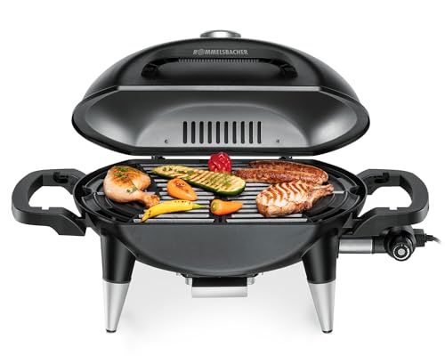 (-53%) ROMMELSBACHER Barbecue Grill BBQ 4000, Scharnierdeckel, Temperaturanzeige