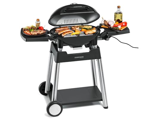 (-50%) ROMMELSBACHER Barbecue Grill BBQ 4100/S, Scharnierdeckel, Grillwagen
