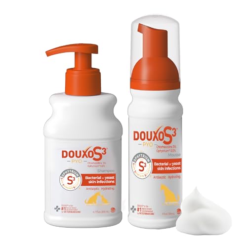 DOUXO® S3 PYO Combo Set | DOUXO S3 PYO Shampoo (6.7 oz) & DOUXO® S3 PYO Mousse (5.1 oz)