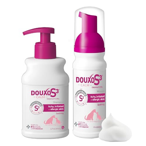 DOUXO® S3 Calm Combo Set | DOUXO S3 Calm Shampoo (6.7oz) & DOUXO® S3 Calm Mousse (5.1 oz)