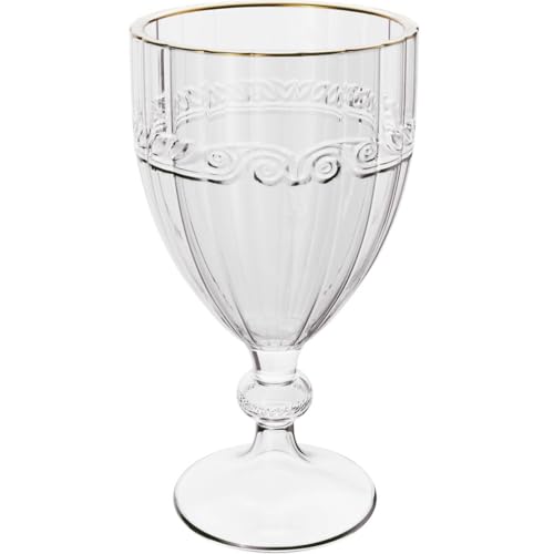 LYOR - Taça de Cristal Ecológico com Fio de Ouro Imperial 330ml