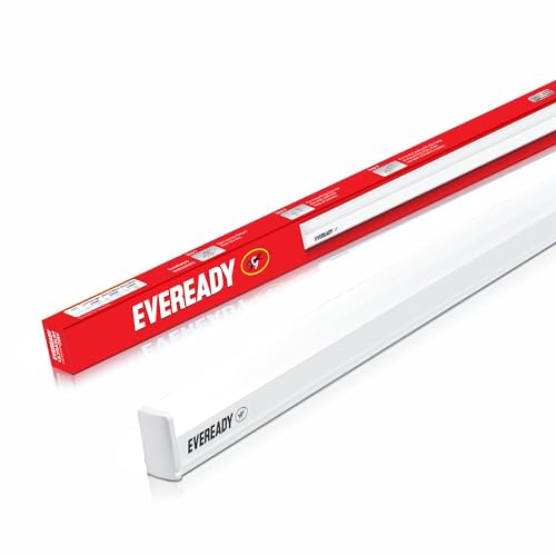 EVEREADY 20W LED Batten Tubelight for Home & Office, Cool Day Light | Ultraslim & Stylish Design, Energy-Efficient, Durable, Cool Day Light (6500K)