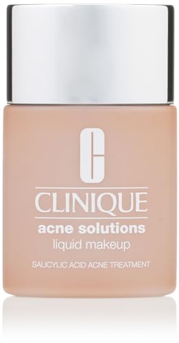 Clinique Anti-Blemish Solutions Liquid Foundation Makeup With Salicylic Acid For Dry Combination To Oily Skin Types | Medium Coverage, Natural Matte Finish