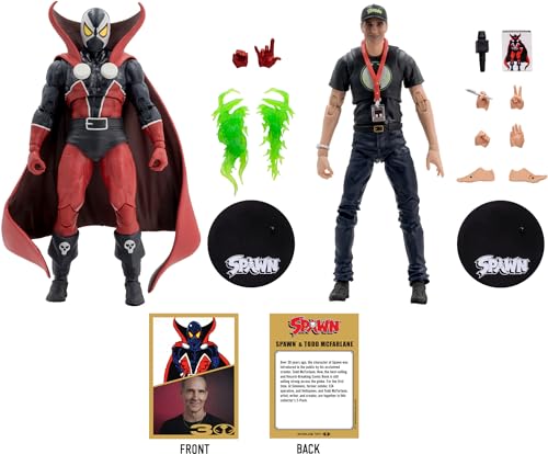 McFarlane Toys - Spawn & Todd McFarlane 7in Action Figure 2pk, 30th Anniversary