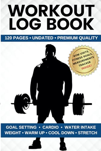 Workout Log Book for Men cover