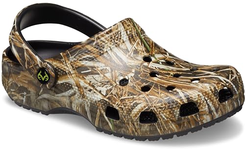 Crocs Unisex-Adult Classic Realtree Clog, Multi Max 7, 6 Men/8 Women