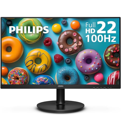 Philips 221V8LB 22 in FHD Monitor 100Hz HDMI VGA Adaptive Sync