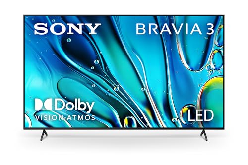 Sony 75-Inch Class 4K Ultra HD BRAVIA 3 LED Smart TV with Google TV