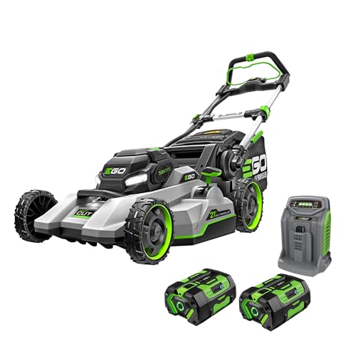 EGO LM2134SP-2 21 inch self-propelled mower with two 6Ah batteries