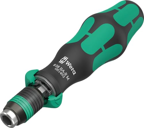 (-60%) Wera 05051493001 838 RA-R M Bits-Handhalter mit Ratschenfunktion, 1/4", 1/4" x 123,5 mm