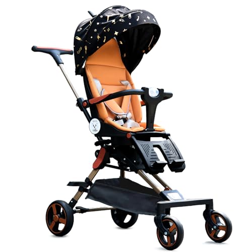 Lifelong Baby Stroller 0-36 M, 360° Panoramic Seat, Upright Seating Mode, Easy Fold, Cabin Friendly, Safety Certified, Multiple Recline, Extra Soft Se