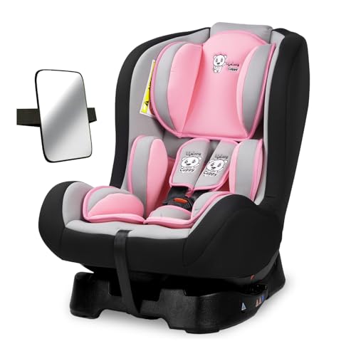 Lifelong Cuppy Car Seat for Baby 0-7 Yrs, 3-24 kg | Rear-Facing for Infants, Premium European Standard Safety ECER44/04 Certified, 3 Recline, 5 Point 