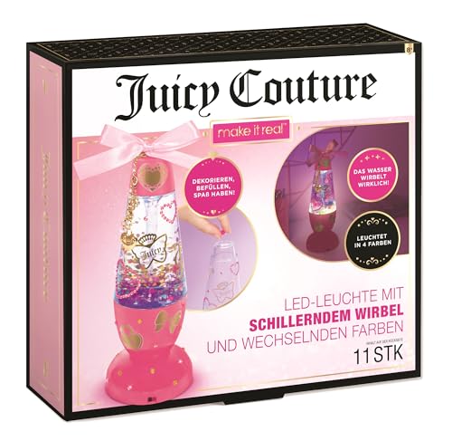 Make It Real: Juicy Couture Dazzling Swirl LED Color Change Light - Light Colors, Water Spins, Fill-Decorate-Enjoy, Room Décor, Girls & Kids Age 8+