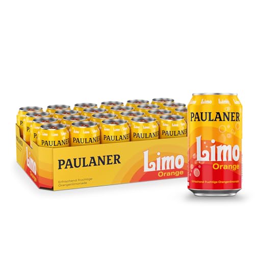 (-17%) Paulaner Limo Orange • Erfrischungsgetränk Orangengeschmack•EINWEG (24x0,33l)