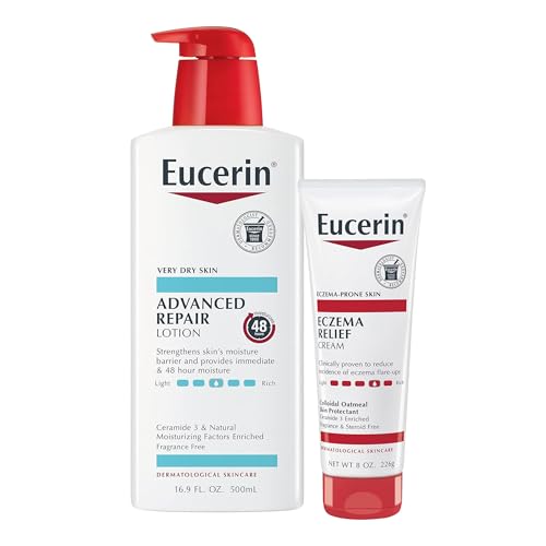 Eucerin Skin Care Set Advanced Repair Lotion Plus Eczema Relief
