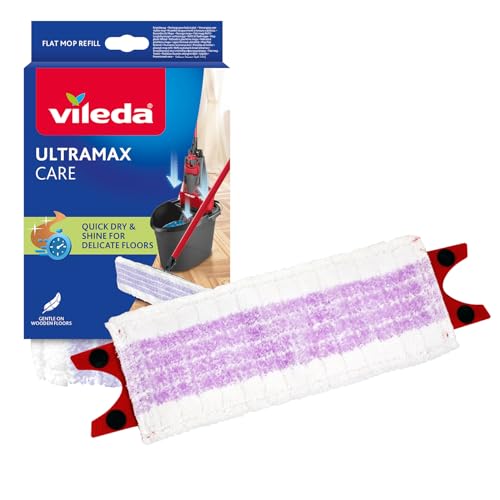 🔥 SELTEN SO GÜNSTIG (-64%) Vileda Ultramax Care Bodenwischer Ersatzbezug, 100% recycelte Mikrofaser