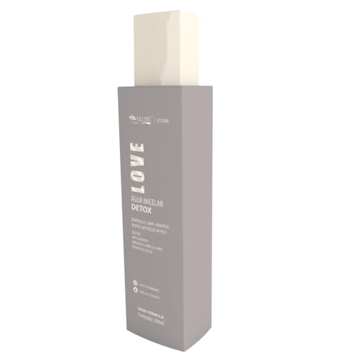 Água Micelar Max Love - Detox 290ml - Demaquilante Limpeza Facial Skincare - Remove Maquiagem (Não Arde)