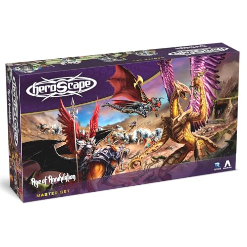 Renegade Game Studios Heroscape Age of Annihilation Master Set -20 Unpainted Yet Highly Detailed Miniatures, for 2 Players, Ages 14+, Tons of Content to Support Epic Gaming Sessions