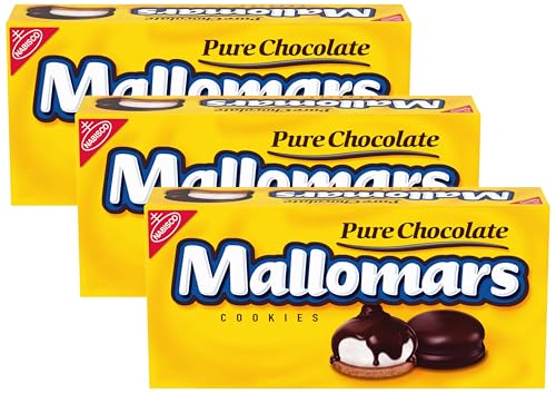 Mallomars Pure Chocolate Cookies, 8.2 oz (Pack of 3)