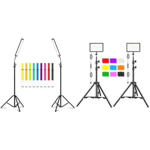 LED Video Lighting Kit With Wand Stick Photography Studio