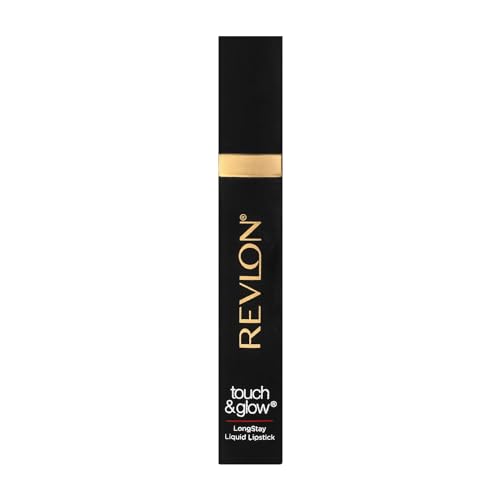 Revlon Touch & Glow Everyday Matte Liquid Lipstick|Lightweight, Transferproof, Kiss Proof, Non Sticky infused Vitamin E|Parabeen & Sulphate free -Pink
