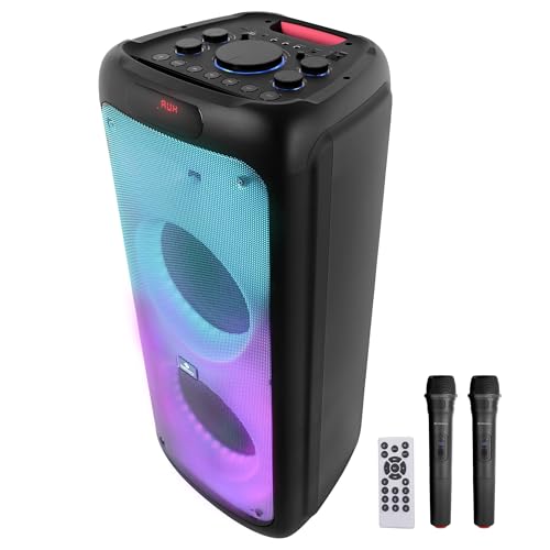 ZEBRONICS 120 Watts Party Speaker with 2 Wireless Mic, 7 hrs Playtime, Karaoke & Recording Function, TWS, Bluetooth, USB, A…