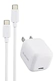 エレコム 充電器 Type-C 30W USB PD対応 USB-C 1ポート ケーブル付属 1.5m 折りたたみ式プラグ PSE認証 【 iPhone 16 15 OPPO Pixel など各種対応】 ホワイト EC-AC8130WH