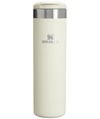 Stanley AeroLight Transit Bottle 20 oz, Insulated Stainless Steel BPA-Free, Cream