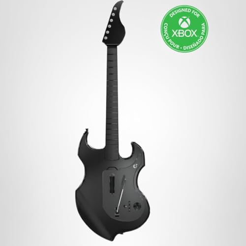 🔥 STARKER PREIS (-48%) PDP Gaming RIFFMASTER Wireless Guitar Controller for Xbox Series X|S, Xbox One, & Windows 10/11 PC, Black