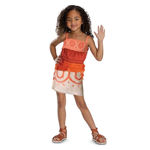 Simea Costume for Toddlers, Official Disney Moana Live Action Movie Costume, Size (2T)